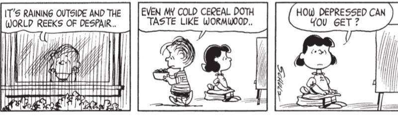 Illustration for article titled “You stupid darkness!” and 29 other Peanuts quotes for everyday use
